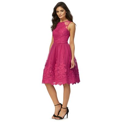 Pink 'Nikita' lace dress